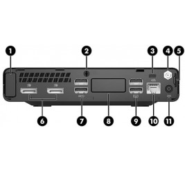 Počítač HP 800 G5 Mini i5 9500 16 GB 256 GB NVME Win11